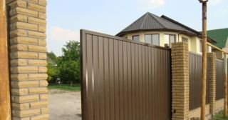 Купить откатные ворота из профнастила Белая Калитва, цена от 1733 руб.